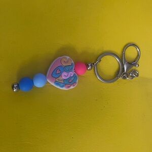 Colorful Heart Keychain
